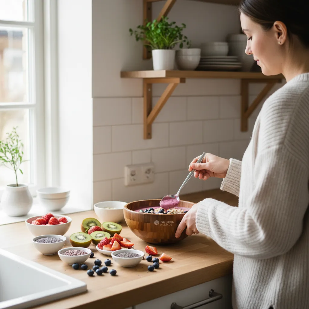 Aliments anti-stress : noix, chocolat noir, légumes verts et saumon