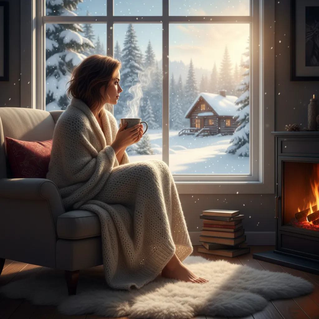 Exercice de yoga doux dans le cadre d'une routine matin hiver pour retrouver son énergie