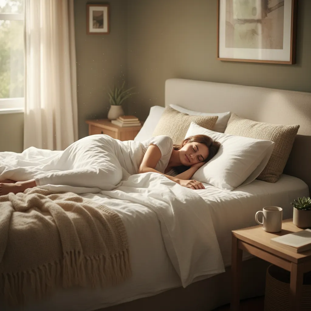 Environnement de chambre optimisé pour un sommeil réparateur